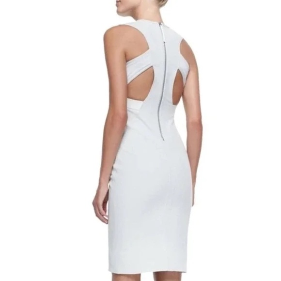 Helmut Lang Prism Compress Twill Sleeveless Dress Size 4 - Picture 8 of 11